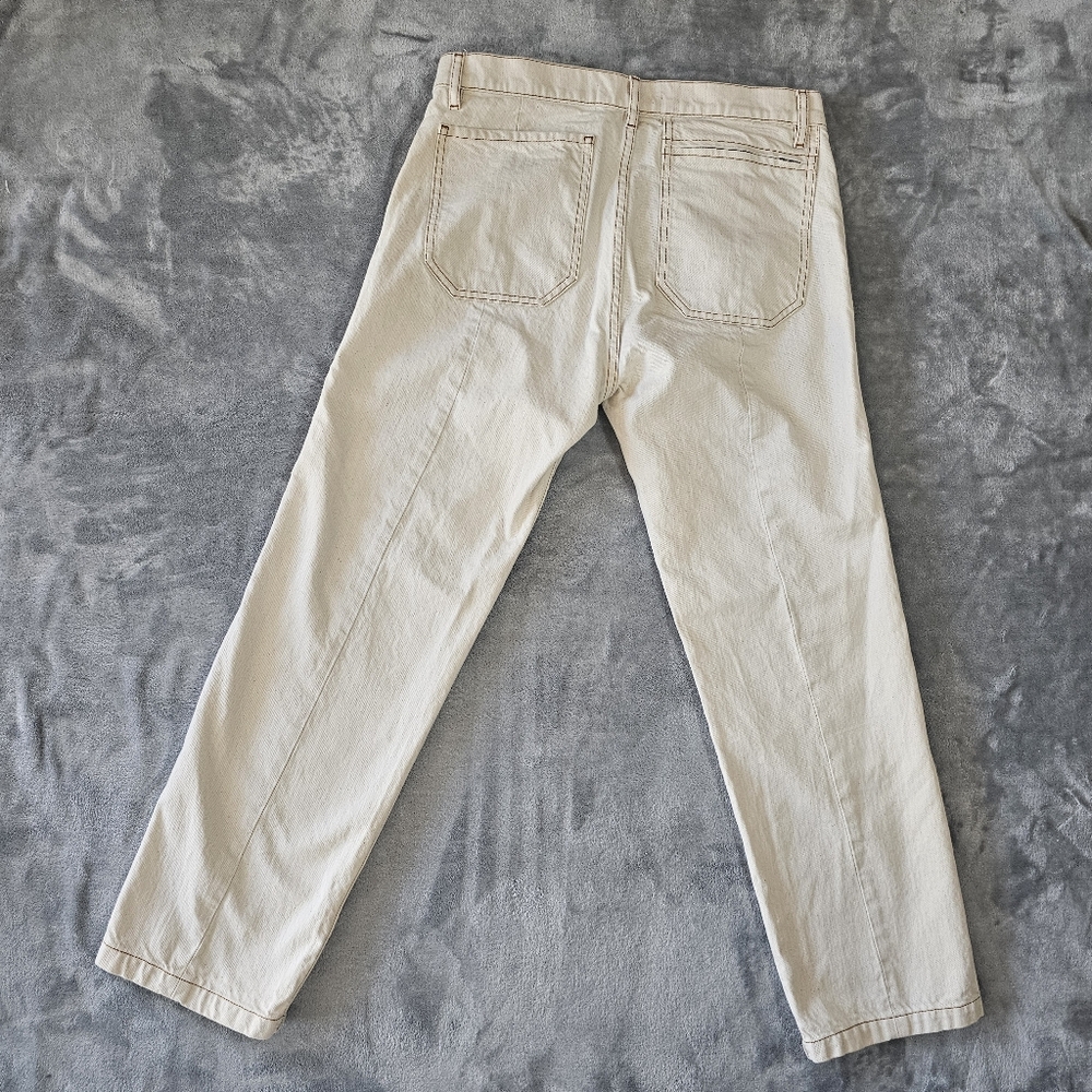 La Fetiche Cream Straight-Leg‎ Jeans - Picture 3 of 12